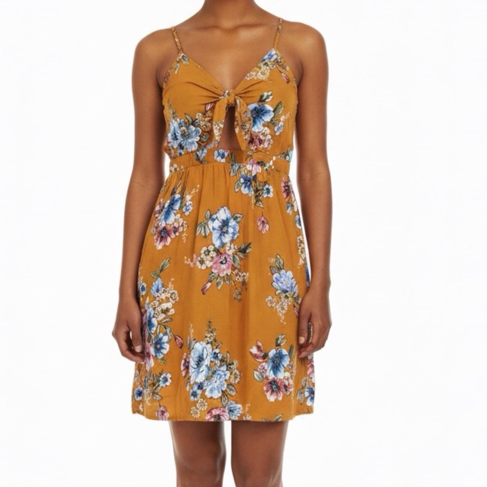 Yellow Floral Sundress